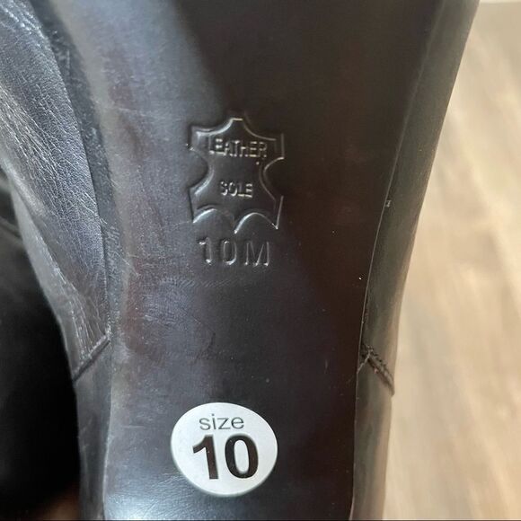 Tory Burch Women's Black Pacey Leather Ankle Boots - Picture 10 of 12